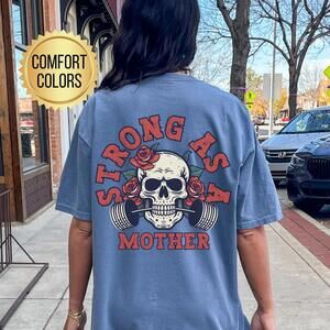 Strong As A Mother Shirt, S, Gym Pump Cover, Mother Day Gift